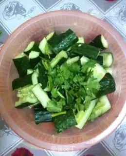 Make Shoot the cucumber step 4