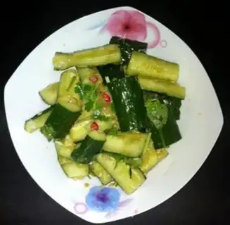 Make Shoot the cucumber step 6