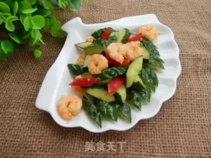 Make cucumber shrimp step 9