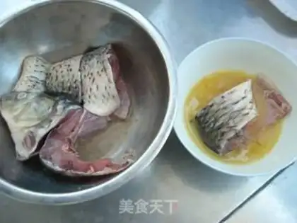 Make Red-burned fish step 1