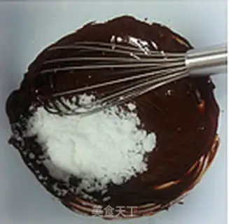 Make Fungushead chocolate marfin step 1