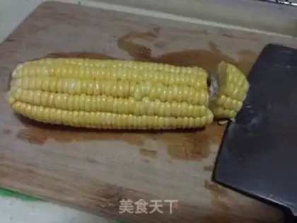Make Big bone corn soup step 2