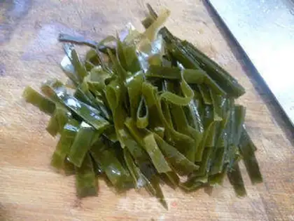 Make The sea belt sprouts step 2