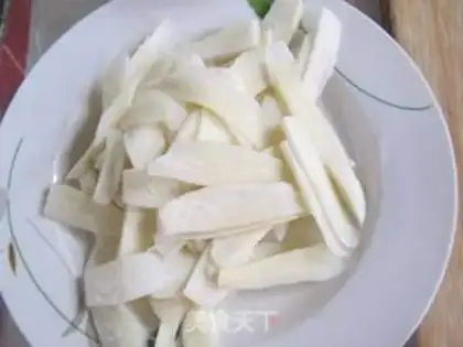 Make White fried meat step 1