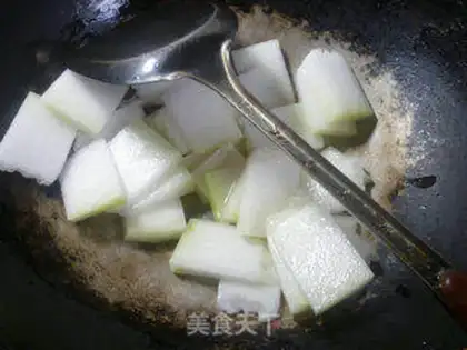 Make Beefballs, melon soup step 3