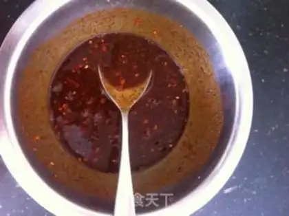 Make Autumn ham and rice powder step 6