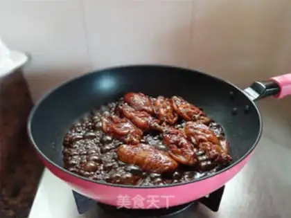 Make No oiled Coke chicken wings step 8
