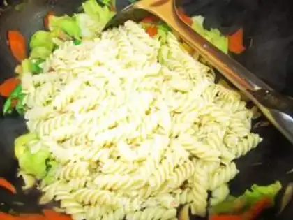 Make Spiral noodles step 9