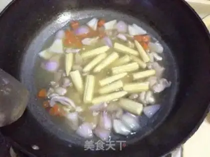 Make Corn curry chicken step 5
