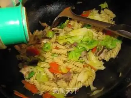Make Spiral noodles step 11