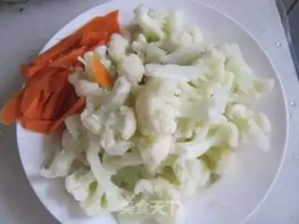 Make Cream and shrimp step 1