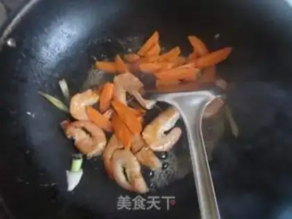 Make Cream and shrimp step 10