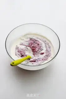 Make Blueberry coconut cream step 3