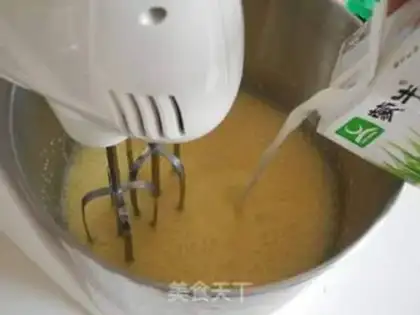 Make A tea almond cake step 4