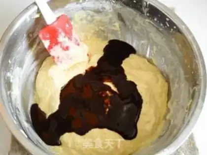 Make Chocolate cashew marfin step 7