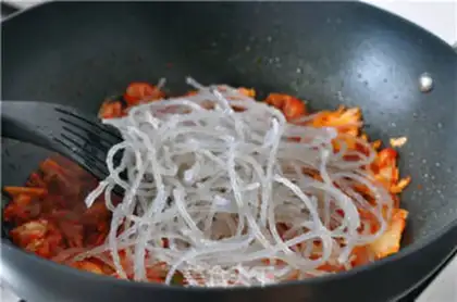 Make Hot cabbage and powder step 6