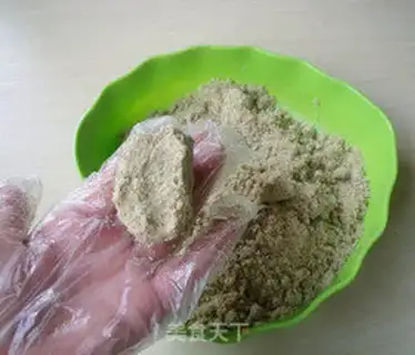 Make Green bean cake step 10