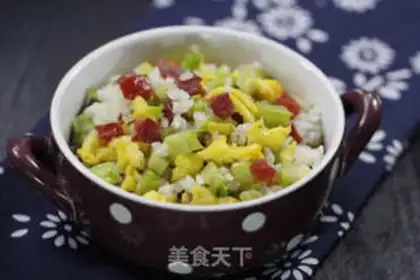 Make Bitter sausage fried rice step 11