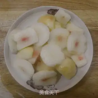Make Sugar peaches step 1