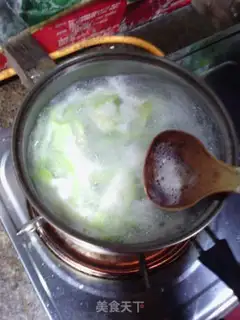 Make Flowers and melon soup step 6