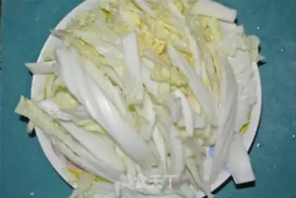 Make Clear the cabbage step 1