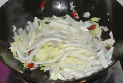 Make Clear the cabbage step 4