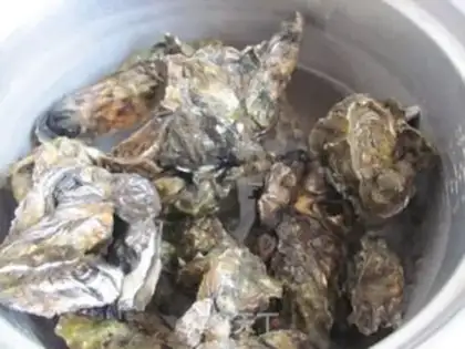Make Oyster tofu step 1