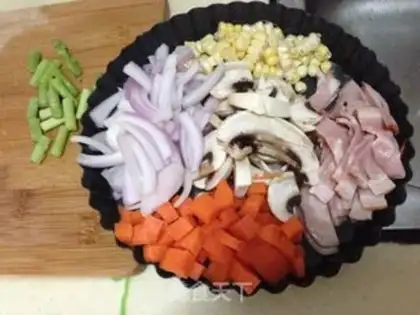 Make Bacon cheese step 1