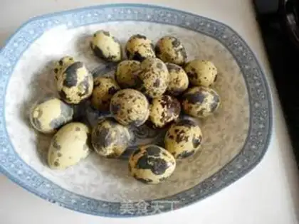 Make Five quail eggs step 0