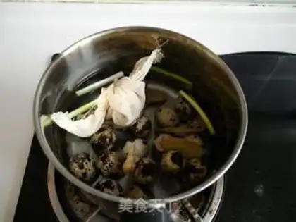 Make Five quail eggs step 3