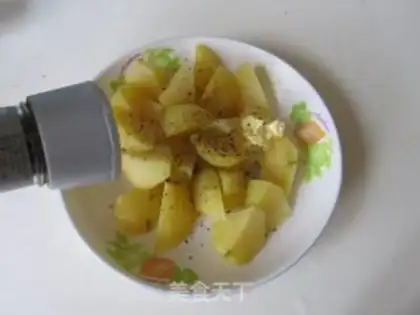 Make A roasted potato mackerel step 1