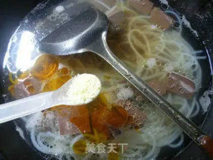 Make Goose-blooded rice soup step 8