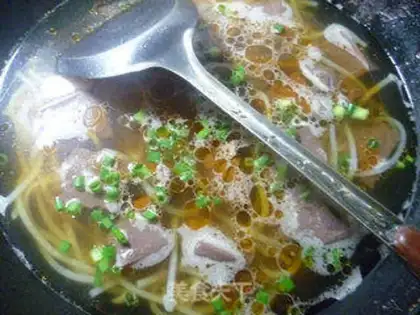 Make Goose-blooded rice soup step 10