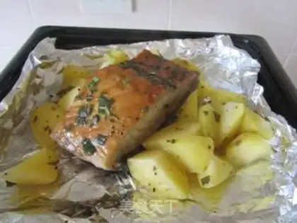 Make A roasted potato mackerel step 7