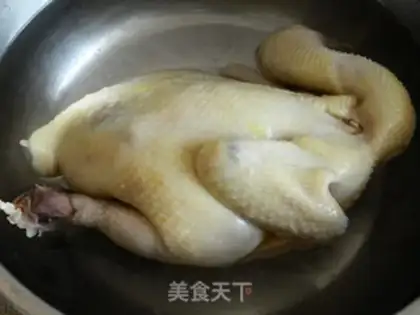Make White chicken in the private room step 6
