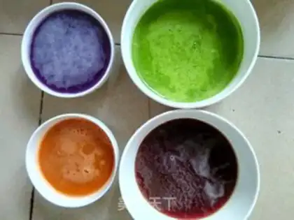 Make Color noodles step 2