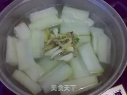 Make Poppy melon soup step 2