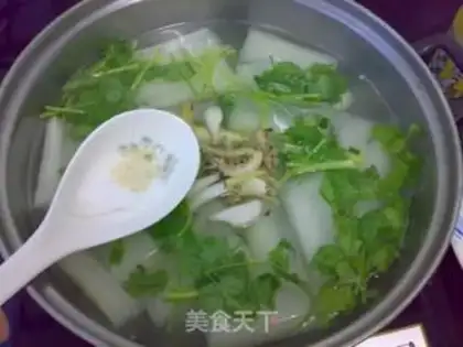 Make Poppy melon soup step 3