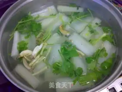 Make Poppy melon soup step 4