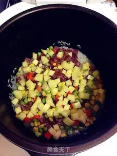 Make Sausage potato rice step 6