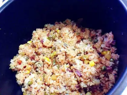 Make Sausage potato rice step 13