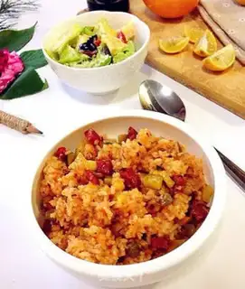 Make Sausage potato rice step 14