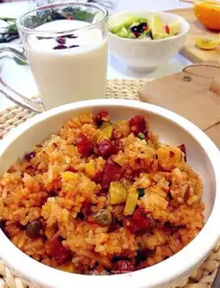 Make Sausage potato rice step 15