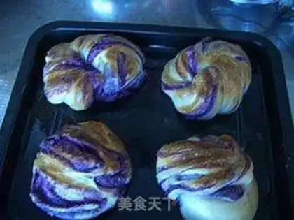 Make Purple coconut bread step 15
