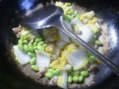 Make Meat-cracked beans step 9