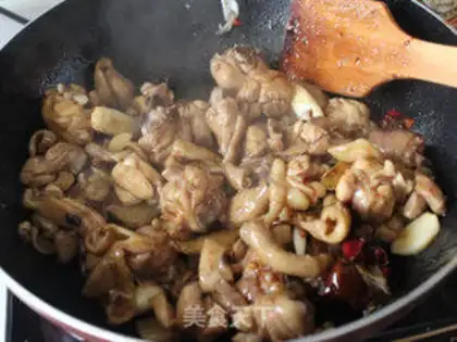 Make Xinjiang chicken step 9