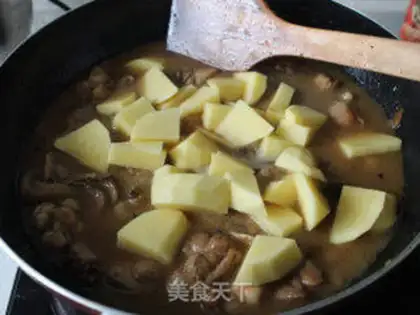 Make Xinjiang chicken step 11