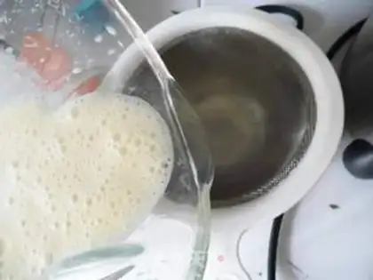 Make Banana milk ice cream step 3