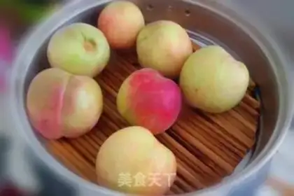 Make Peach cans step 1