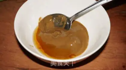 Make Garlic sauce with beans step 3